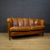Dutch sheepskin 2-seater sofa