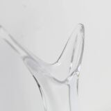 Blown crystal vase Art Vannes France 43 cm