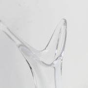 Blown crystal vase Art Vannes France 43 cm