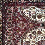 Wool and kashemir silk carpet circa 1960