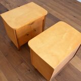Pair of vintage bedside tables 1950s
