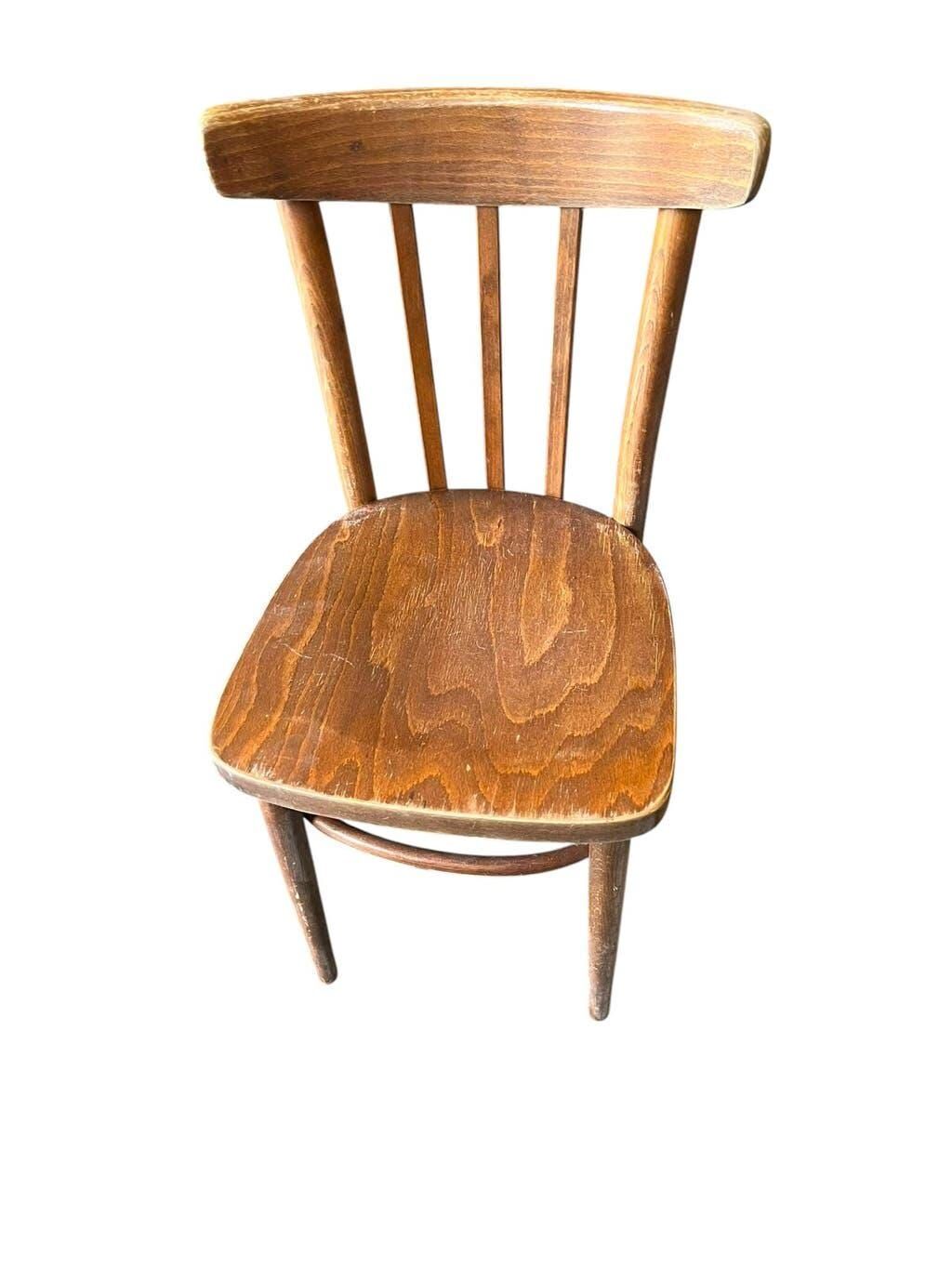 Chaise bistrot vintage en bois / chaise de café / chaise