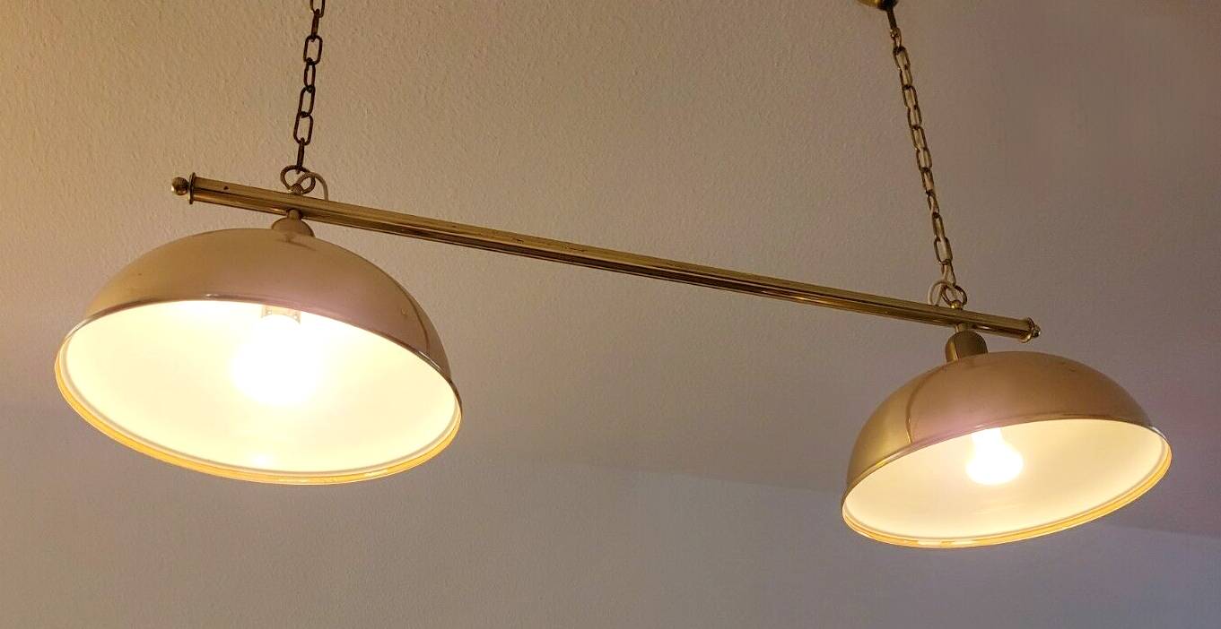 Very Large Vintage Pendant Light