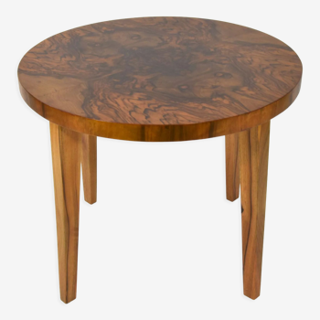 Vintage nut veneered coffee table