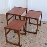 Modernist gigogne coffee table