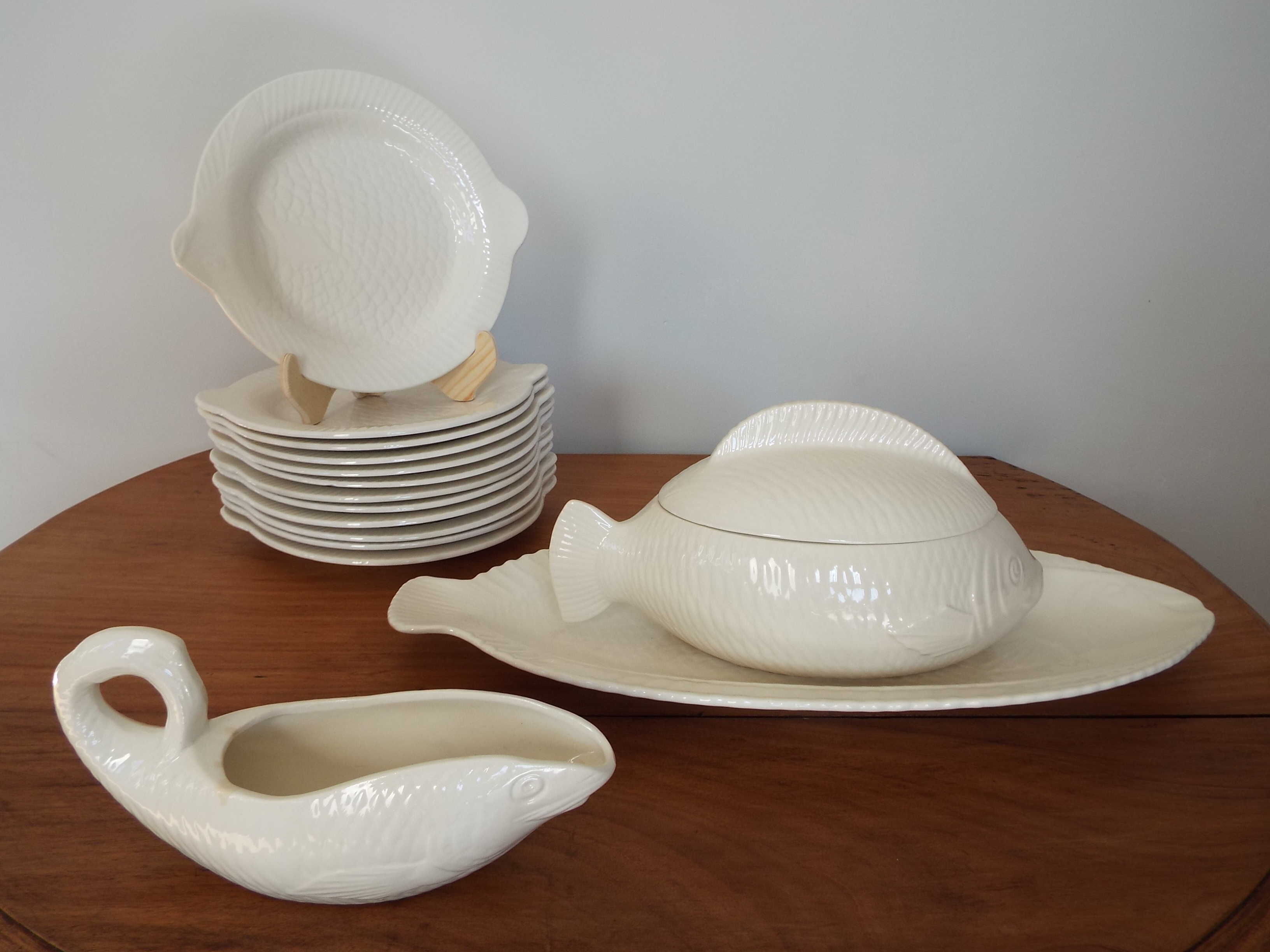 Fish tureen Sarreguemines