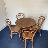 Vintage table and 4 chairs set