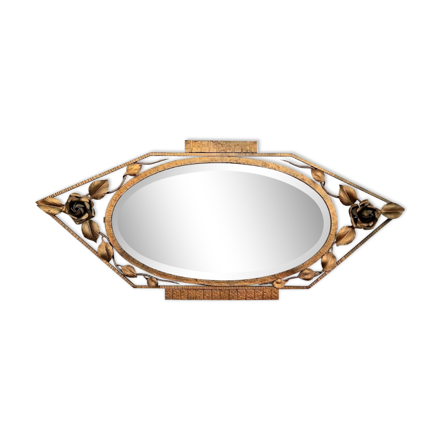 Large Art Deco Mirror, Retro Vintage Decoration
