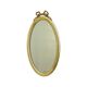 Classic Oval Gold Mirror Ribbon Decoration France 58cm