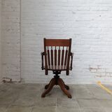 Antique English captain's chair