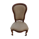 Antique chair with roulette wheel