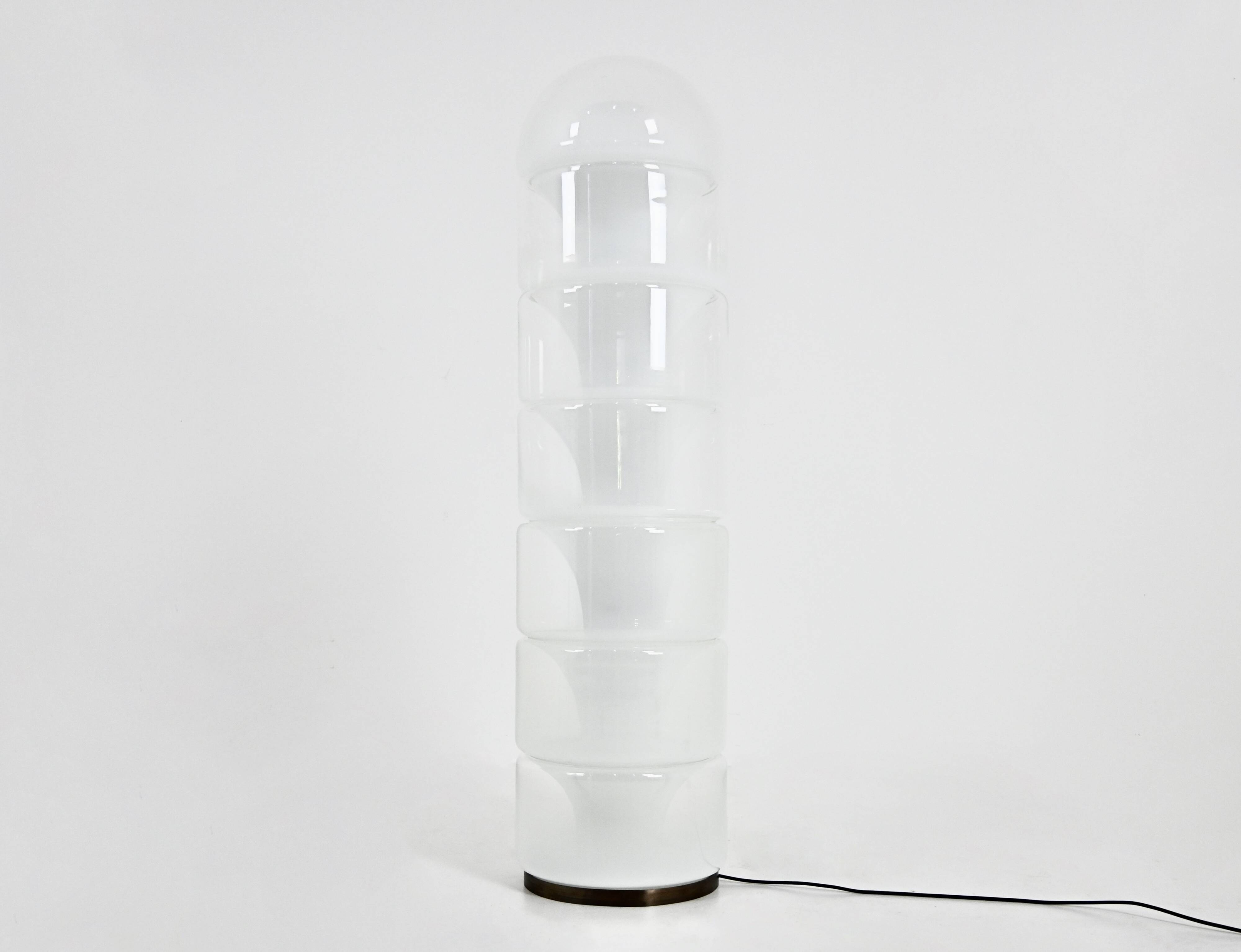 Sfumato LT316 Murano glass floor lamp by Carlo Nason for Mazzega, 1