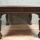 Important Renaissance style table in solid oak, circa 1850