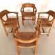 Rainer Daumiller Dining Chairs in Pine and Paper Cord, 1970s