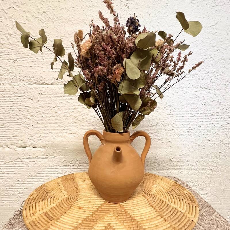 Small terracotta jar