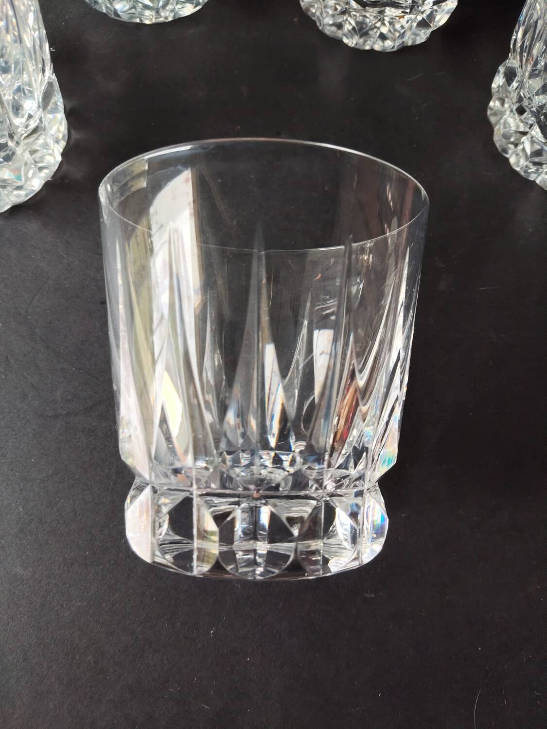 6 Verres à whisky tumbler Crystal St Louis Guernesey.