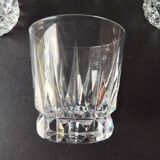 6 Verres à whisky tumbler Crystal St Louis Guernesey.