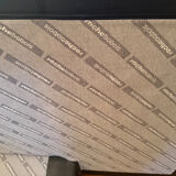 Canapé, cuir noir, Roche Bobois avec méridienne, canapé d’angle