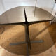 Dining table in metal and smoked glass Roche Bobois