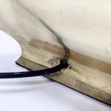 Pair of Postmodern Brass Table Lamps by Montagna Grillo and Tonello, Italy