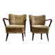 Ensemble de 2 chaises cocktail vintage / siège simple / fauteuils