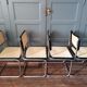 4 chairs Marcel Breuer B32 Cesca 1970
