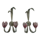 Duo appliques tulipes