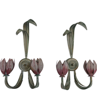 Duo appliques tulipes