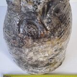 Enamelled ceramic roll vase