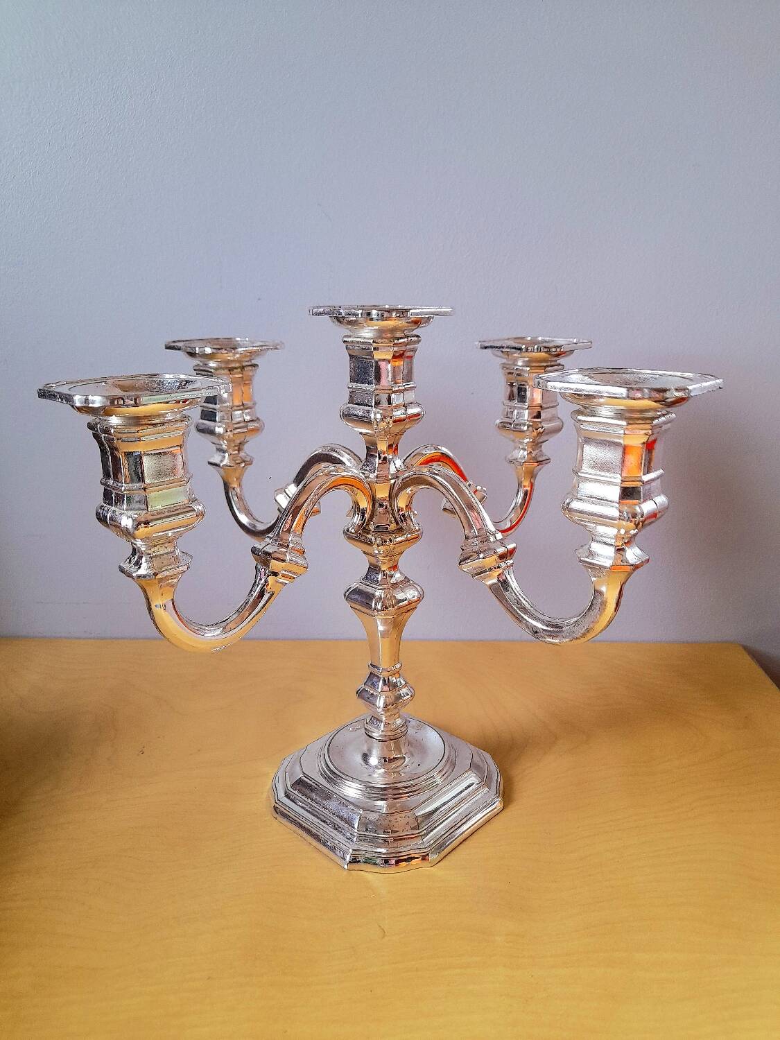 BMF 5-armed candlestick 1970