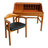 Desk in oregon pine by andreas hansen for hadsten träindustri