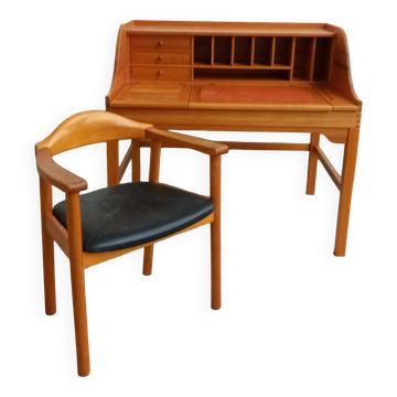 Bureau en pin de l'Oregon par Andreas Hansen pour Hadsten Træindustri