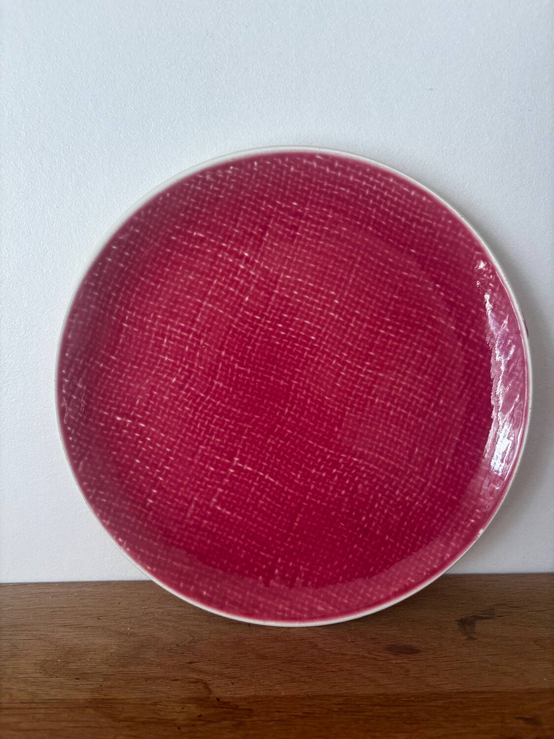 Vintage lot of 4 dessert plates Salins Deauville