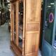 Display cabinet with 2 doors in walnut with bevelled glass from the 19th century.