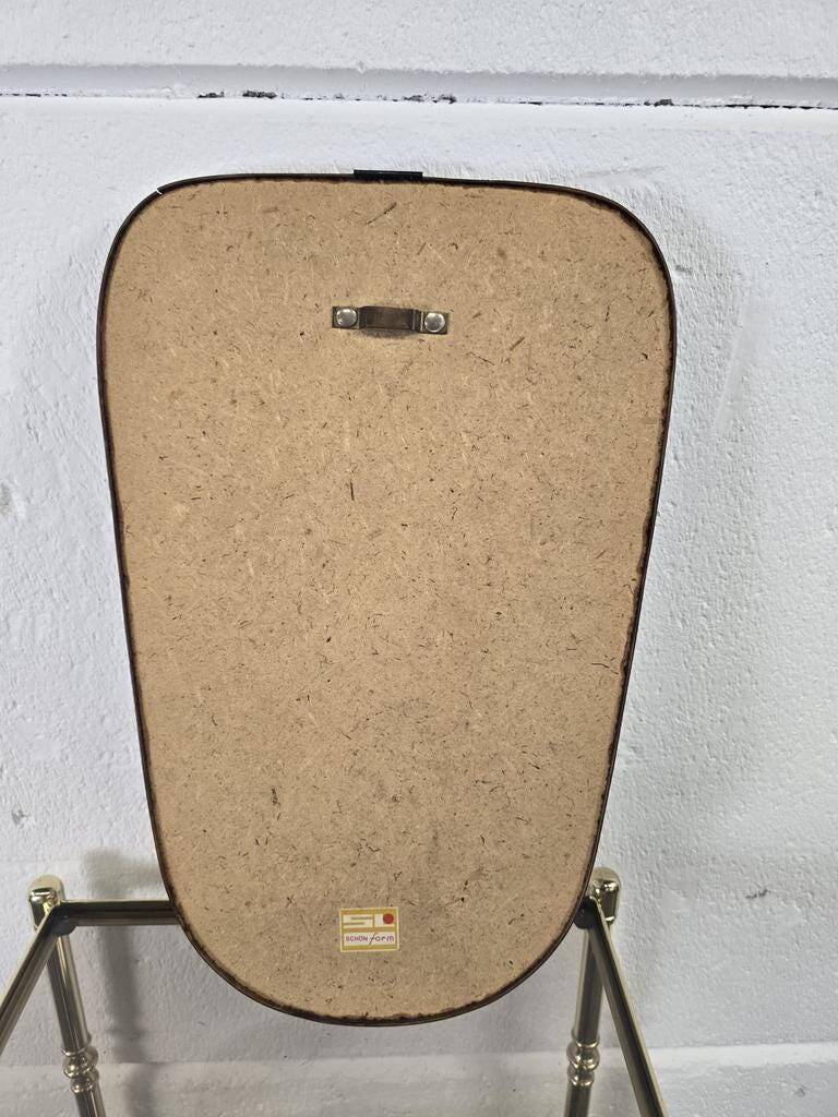 Vintage 1950s mini wall mirror