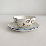 Polychrome ironstone cup "Nella" Jules Veillard Bordeaux (JVB)