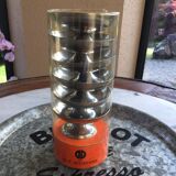 Series of 6 stainless steel ice cups by Guy Degrenne