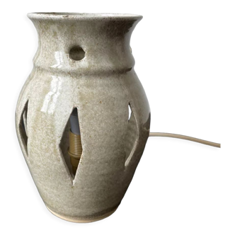 Ceramic tealight lamp made in France