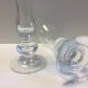 Duo of Soliflore Vases Candleholders Blown Glass Art Decoration Design