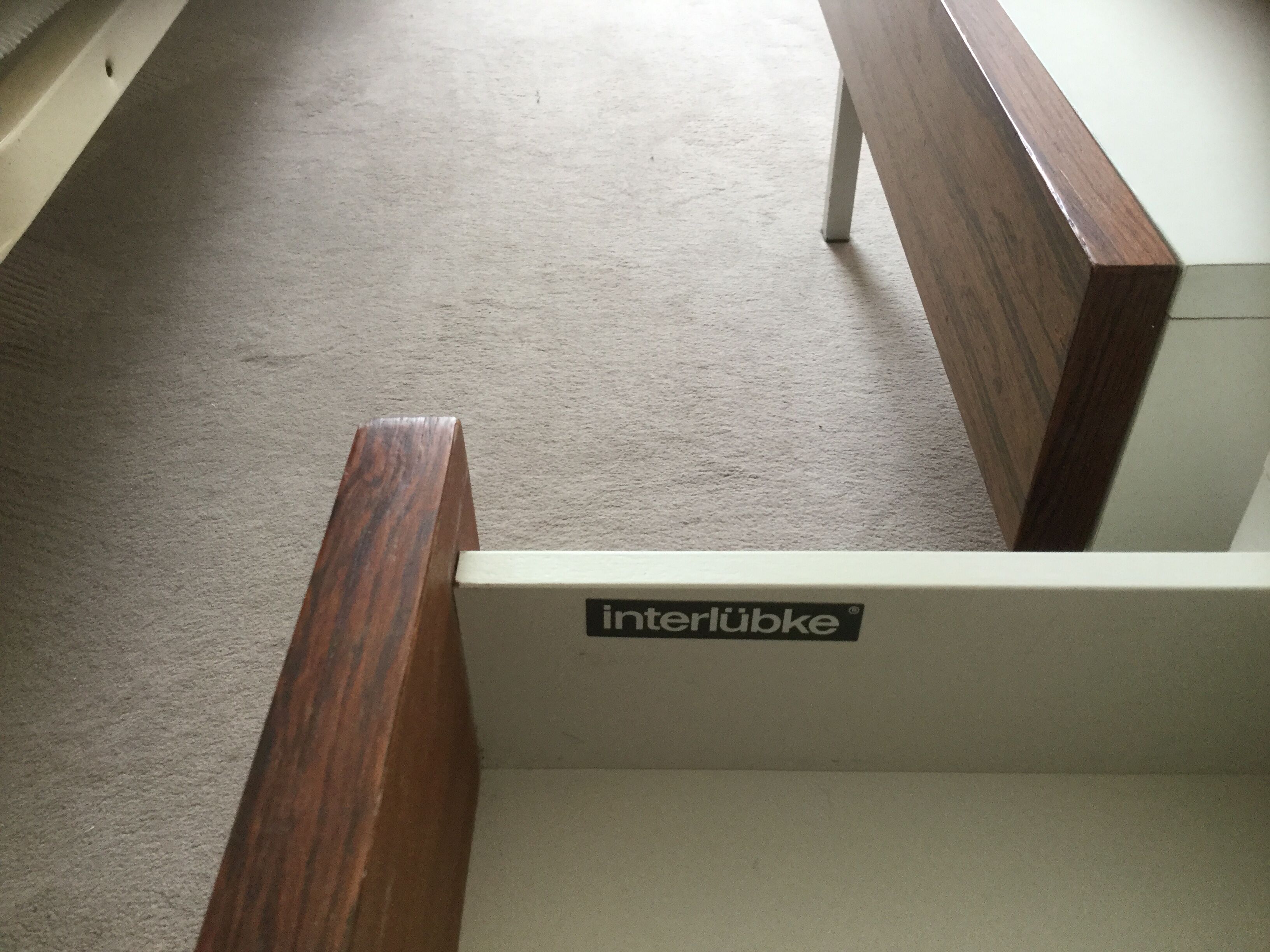 Interlubcke vintage bedside or side tables