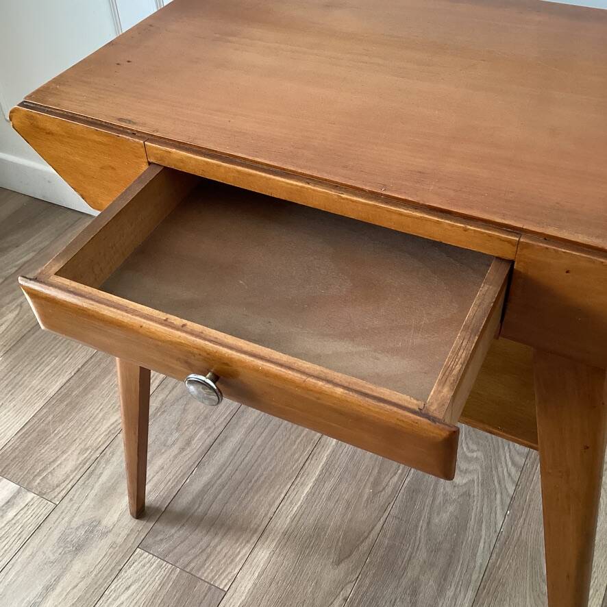 Vintage console with compass feet