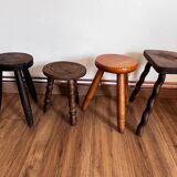 Set of 4 mismatched stools