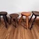 Set of 4 mismatched stools