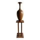 Sculptural wooden vase