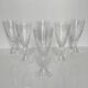 6 Crystal Wine Glasses by Lalique | “Chinon” Model from the 1960s