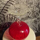 Red empoli vase h=34cm