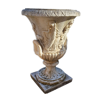 Medicis stone vase, flower pot garden