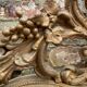 Old mirror rocaille style 178 x 96cm