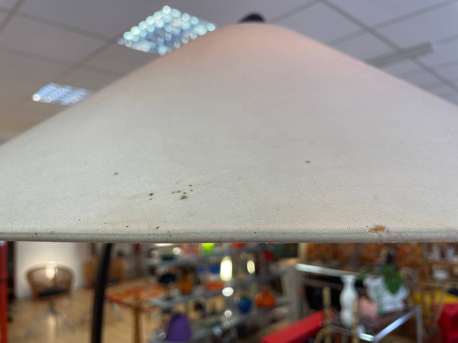 Luna walnut arc floor lamp by Natuzzi, 1990s