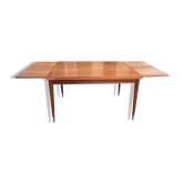 Scandinavian dining table with two extensions